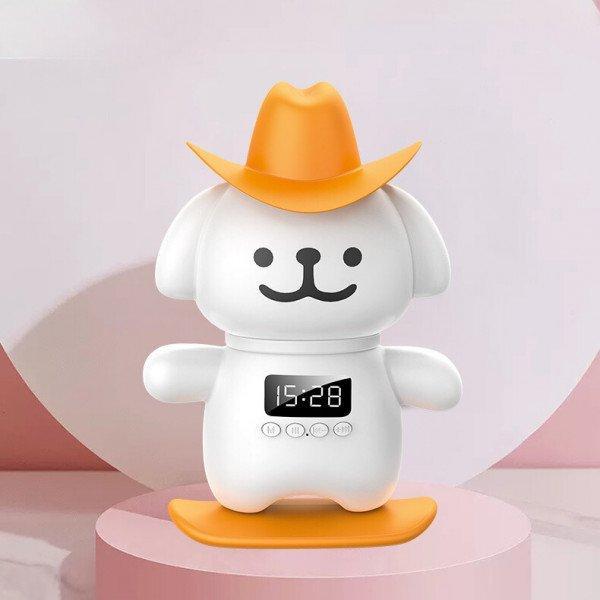 Cute Dog Design Bluetooth Speaker: Fashionable & Loud Wireless Sound KIL31 for Universal Cell Phone And Bluetooth Device - White