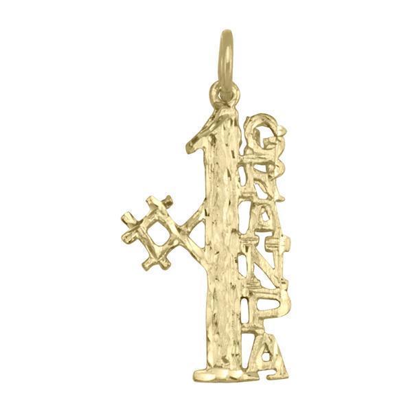 10K Gold Charm - #1 Grand Pa - 10KY