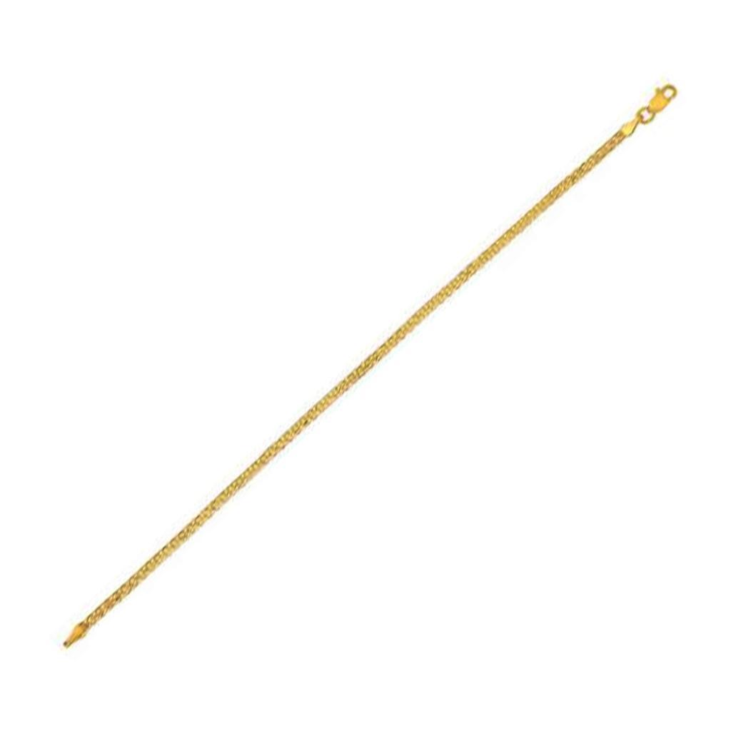 14k Yellow Gold Bismark Chain (2.50 mm) -18"