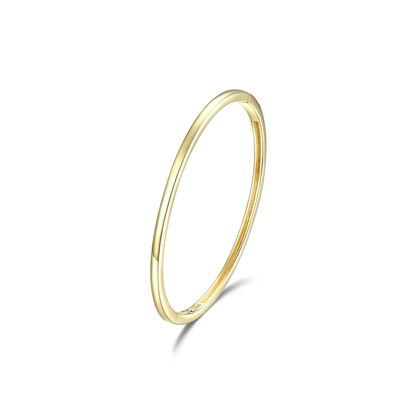 B31LAM7-Y "Simpatico" 3mm Square Tube Endless Bangle