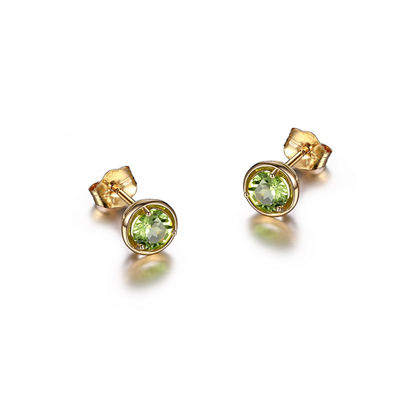 Celebration Gems August Birthstone Earrings - Green