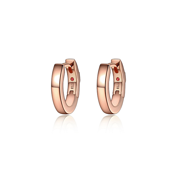 E32LC96-R "Hoops" Sterling Silver Mini Hoop Earrings