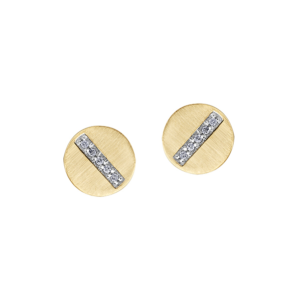 Diamond Stud Earrings in 10K (0.04 CT. T.W.) - Gold