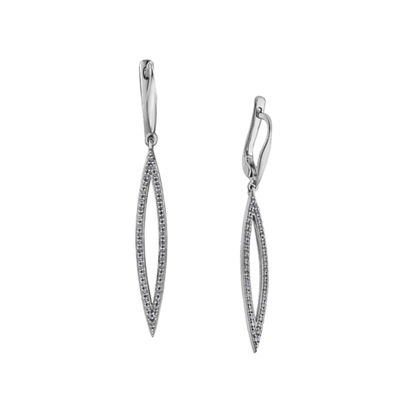 Diamond Fashion Stud Earrings in 10K (0.2 CT. T.W.) - Silver