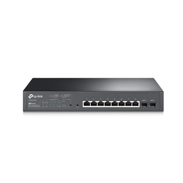 JetStream 10-Port Gigabit Smart Switch with 8-Port PoE+