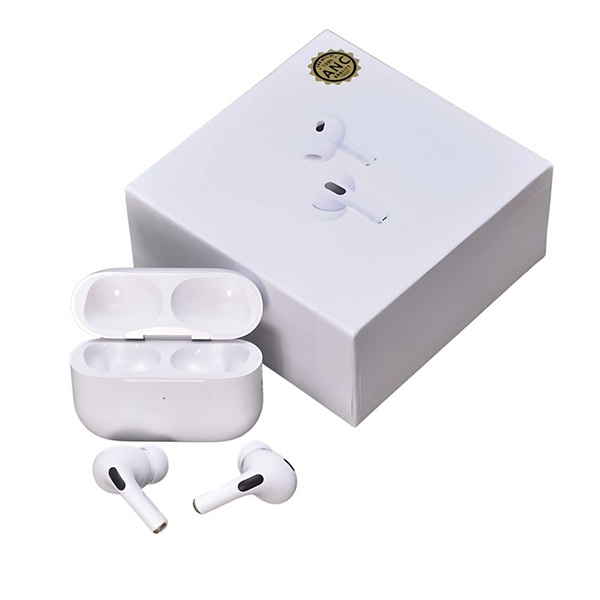 Bluetooth Wireless Headphones with Active Noise Cancellation and Secure Fit for Immersive Stereo Sound - White