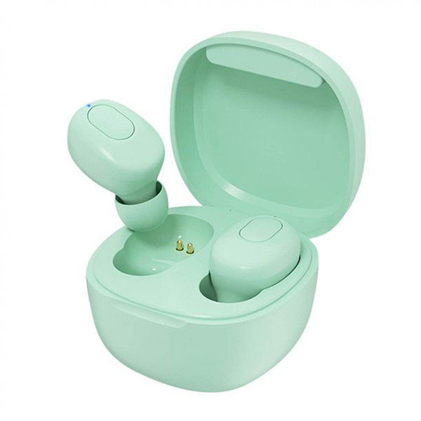 In Ear Sports Style TWS Bluetooth Wireless Headphone Earbuds Headset KIBM02 for Universal Cell Phone And Bluetooth Device - Green