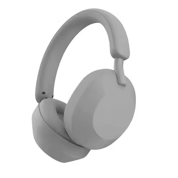 Foldable Design Bluetooth Wireless Headphones with Plush Earcups, Built-In Mic, & Noise Reduction KIWHXM5 for Universal Cell Phone And Bluetooth Device - Champagne Gray
