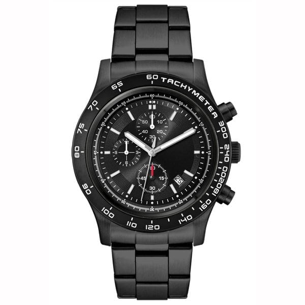 MS-840KMR1-02BK MS840 Series Tachymeter Watch