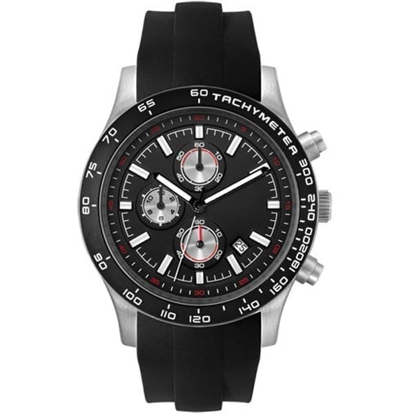 MS-840SMR3-01BK MS840 Series Tachymeter Watch