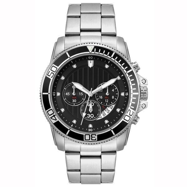 MS-855SMR1-02SL MS855 Stainless Steel Chronograph Watch