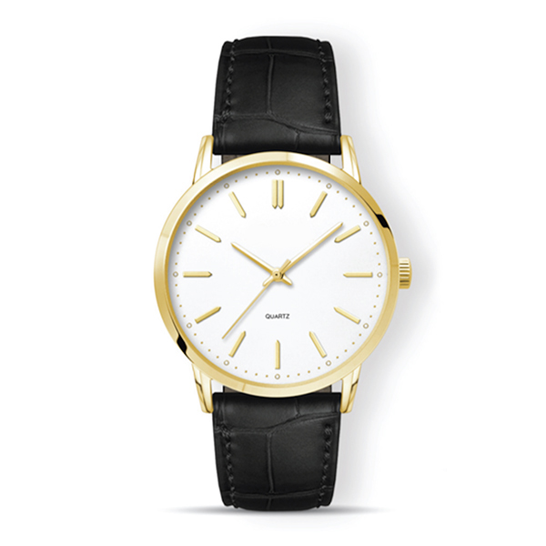 SELECT MS-6016 Series Men Watch Pair - Black Strap