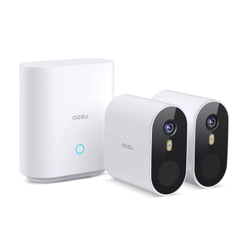 MSAOSU-C6P-2H C6P-2H 3MP 2pcs Battery-Powered Dual Band Wi