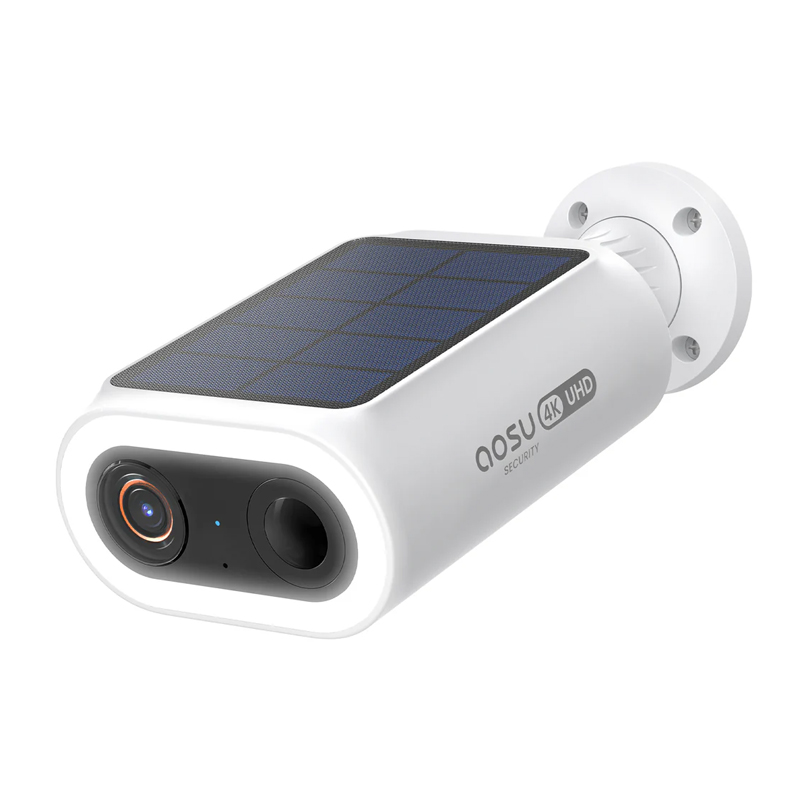 MSAOSU-C8S C8S 8MP 4K Wireless Outdoor Battery Camera with Solar Panel