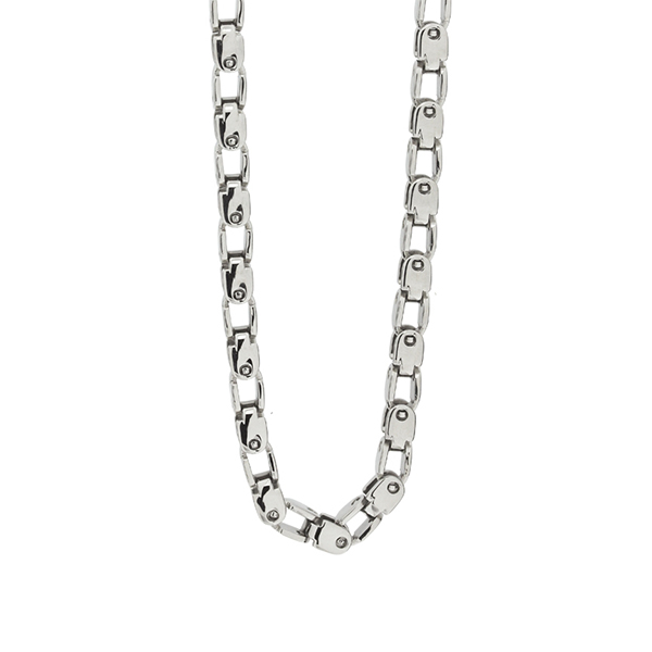 STEELX 5mm Bicycle Chain Necklace - Silver