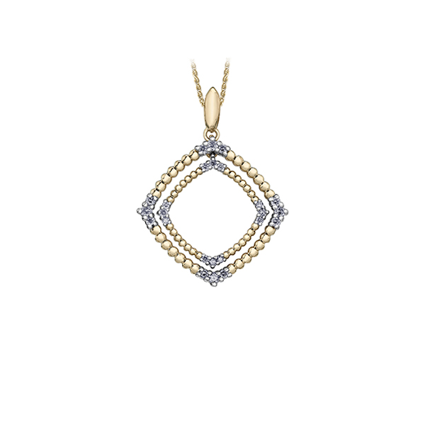 Diamond Pendant in 10K Gold (0.08 -0.16 CT. T.W.) - Gold
