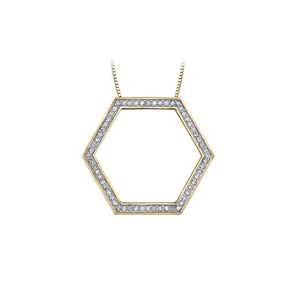 Diamond Pendant in 10K (0.25 CT. T.W.) - Gold