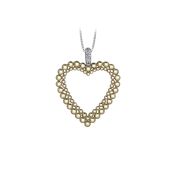 Diamond Pendant in 10K (0.045 CT. T.W.) - Gold