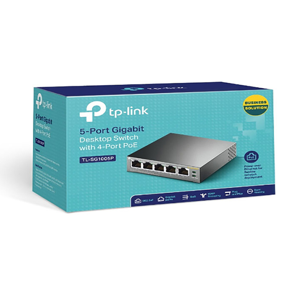 SG1005P 5-Port Gigabit Desktop Switch with 4-Port PoE