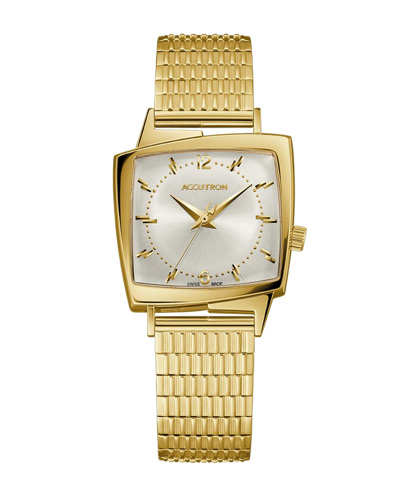 Unisex Legacy Automatic 521 Gold-Tone SS Mesh Watch Watch Silver Dial