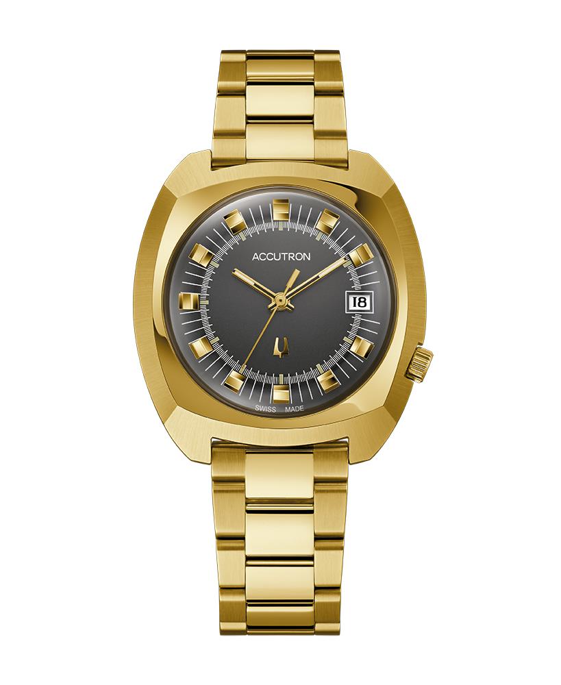 Unisex Legacy Automatic 261 Gold-Tone Stainless Steel Watch Gray Dial