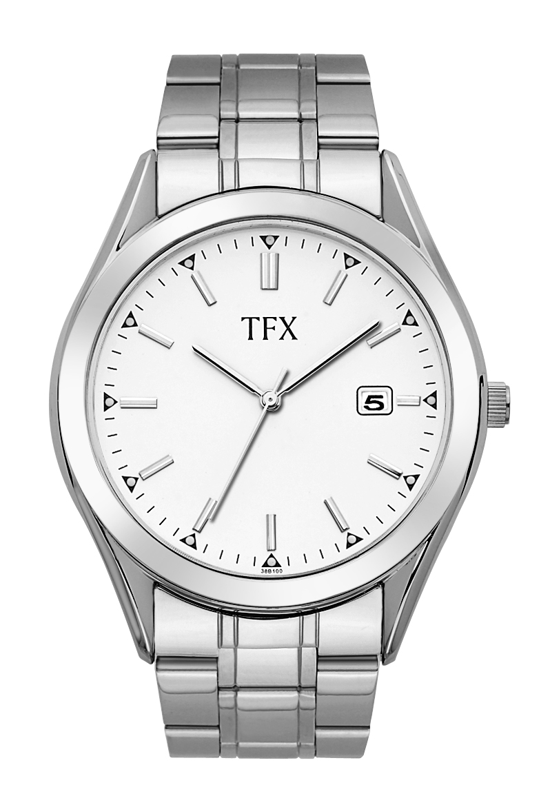 Men's Silver Bracelet Watch
