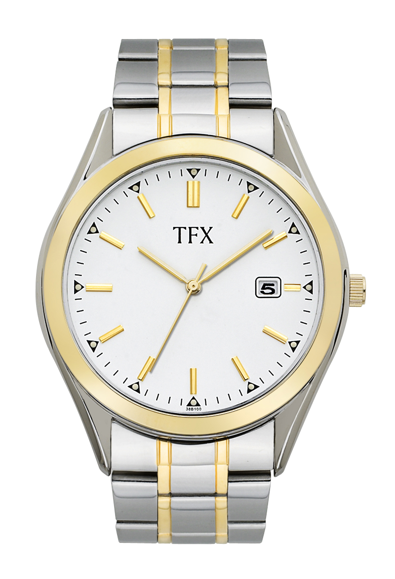Men's Two-tone Bracelet Watch