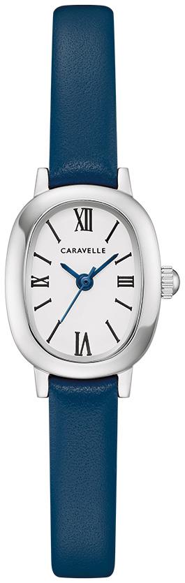 Ladies' Dress Leather Strap watch, White dial