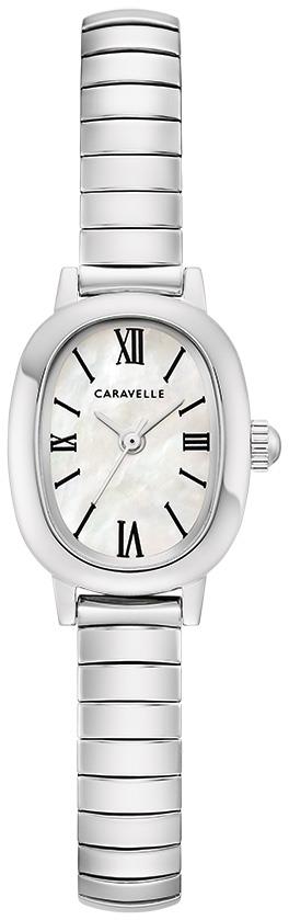 Ladies' Classic Dress Stainless Steel Expansion watch, White dial