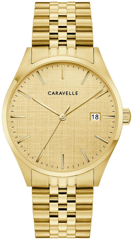 Men's Dress Stainless Steel Bracelet watch, Champagne dial