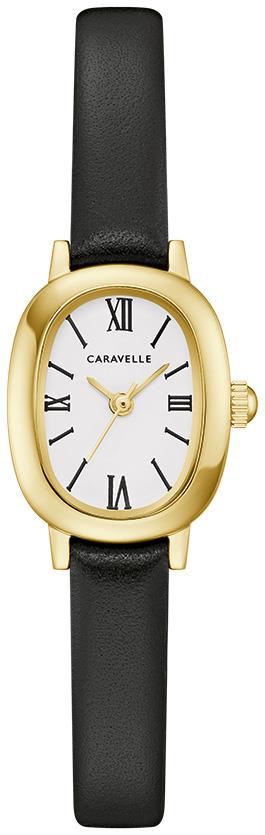 Ladies' Dress Leather Strap watch, White dial