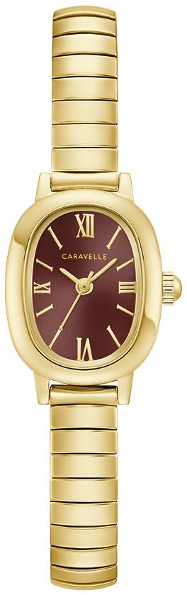 Ladies' Classic Dress Stainless Steel Expansion watch, Brown dial