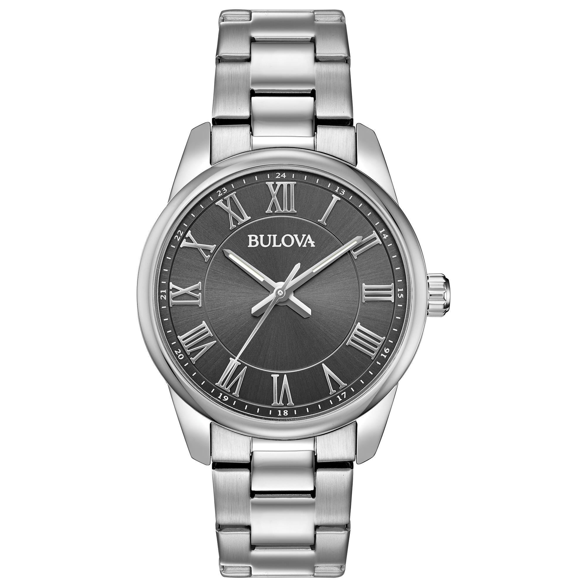 Men's Corporate Collection, Silver-tone Bracelet Watch with Grey Dial
