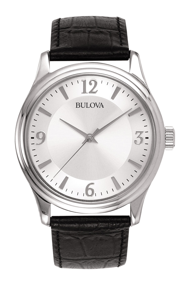 Men's Corporate Collection,  Black Leather Strap Watch