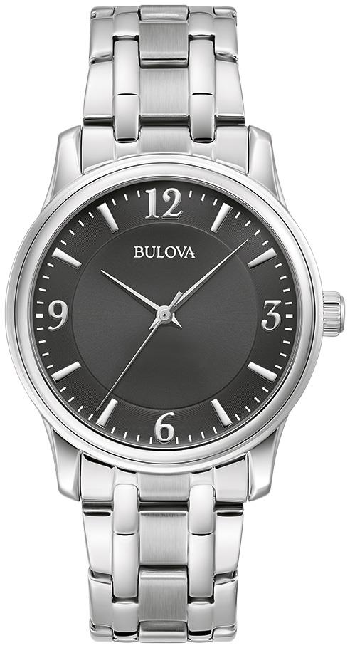 Men's Corporate Collection, Silver-tone Bracelet Watch, Black Dial