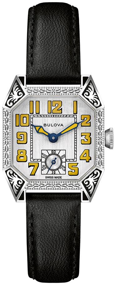 Mens Archive Lone Eagle Silver & Black Leather Strap Watch Silver-White Dial
