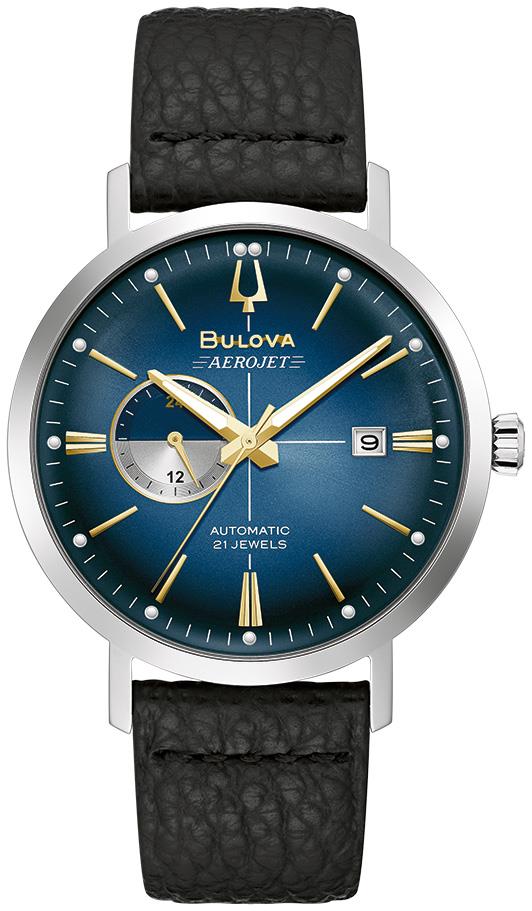 Men's Aerojet Leather Strap watch