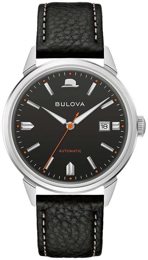 Frank Sinatra- Men's Automatic with Black Leather Strap and Black Dial