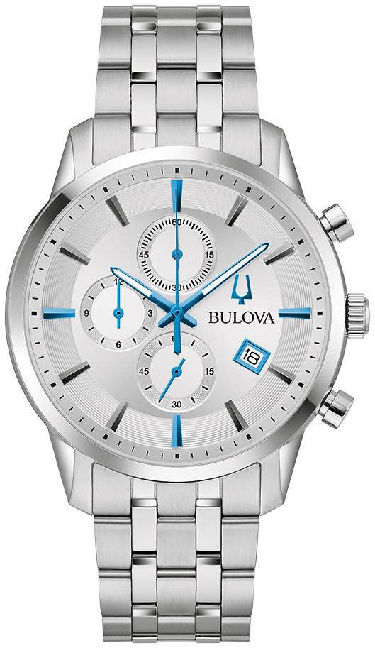 Men's Sutton, Stainless Steel Bracelet watch, Silver-White dial