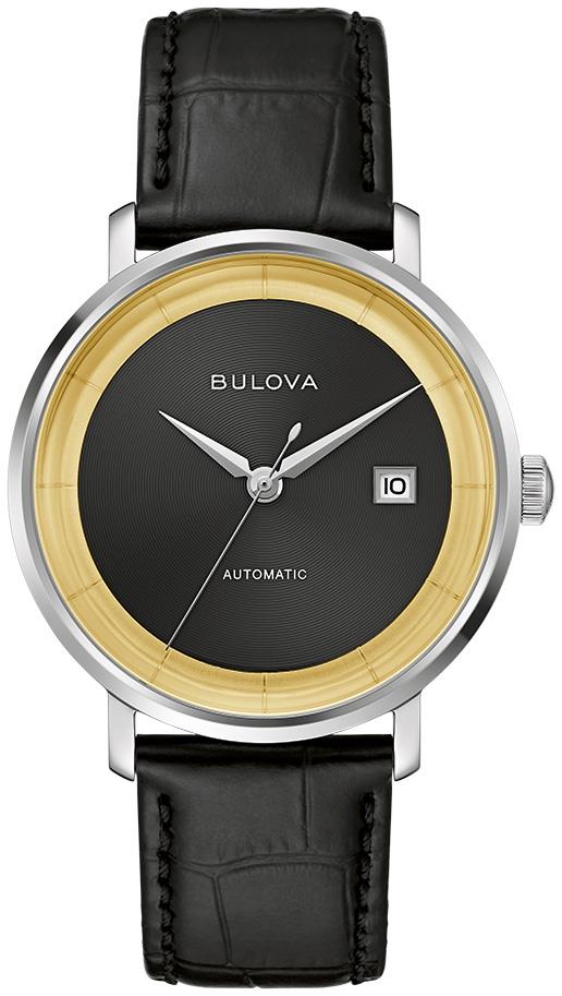 Men's Frank Sinatra Rat Pack Leather Strap watch, Black dial