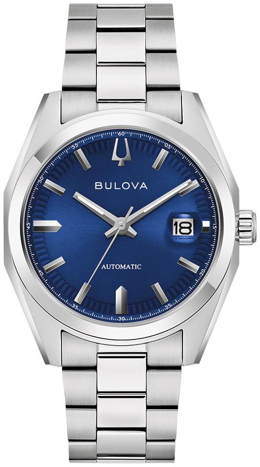 Men's Surveyor Stainless Steel Bracelet watch, Blue dial