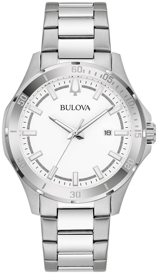 Men's Corporate Collection, Stainless Steel Bracelet, White dial