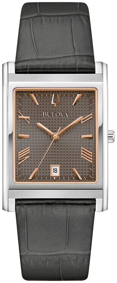 Men's Classic Leather Strap watch, Gray dial