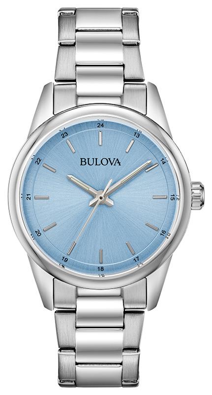 Ladies' Classic Stainless Steel watch, Light blue dial