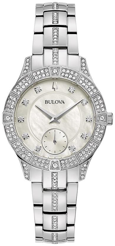 Ladies' Crystal Dress Sport Watch, Silver-tone