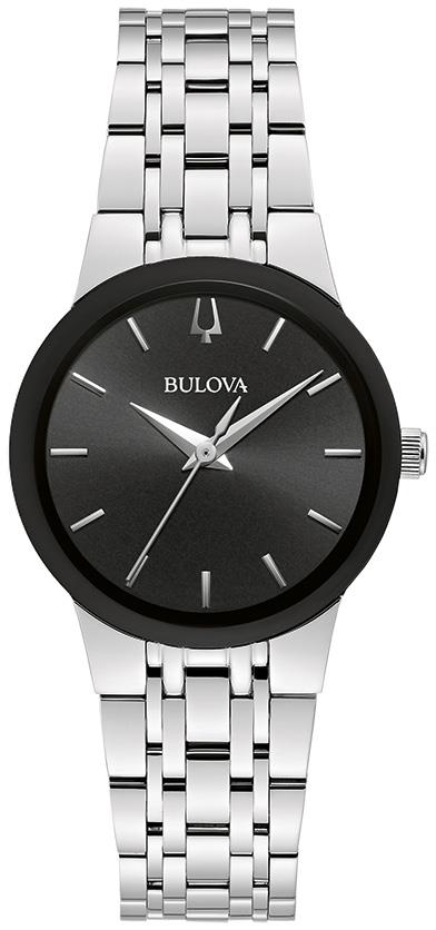 Ladies' Corporate Exclusive Futuro Watch, Silvertone with Black Dial