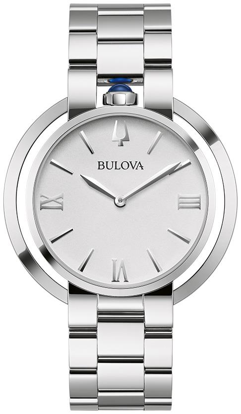 Ladies' Classic Rubaiyat Silver-Tone Stainless Steel Bracelet Watch White dial
