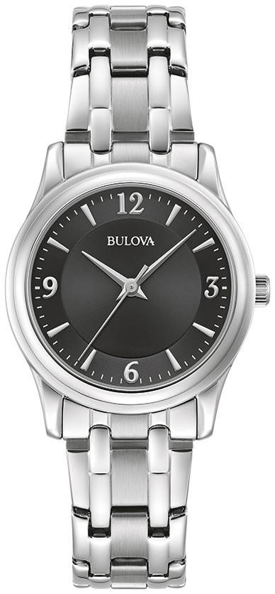 Ladies' Corporate Collection, Silver-tone Bracelet Watch, Black Dial