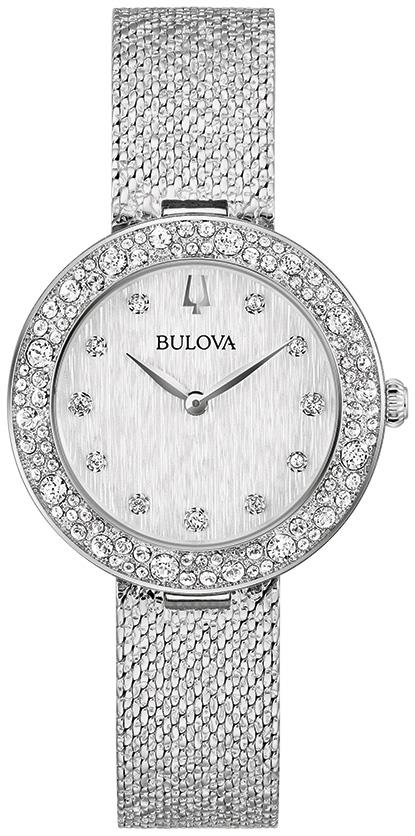 Ladies' Crystal Champagne Silver Dial and Bracelet Watch