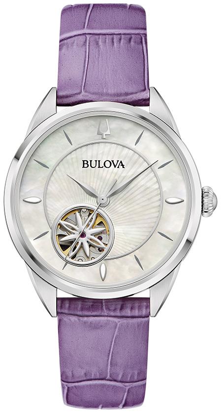 Ladies' Sutton Leather Strap watch, White MOP dial